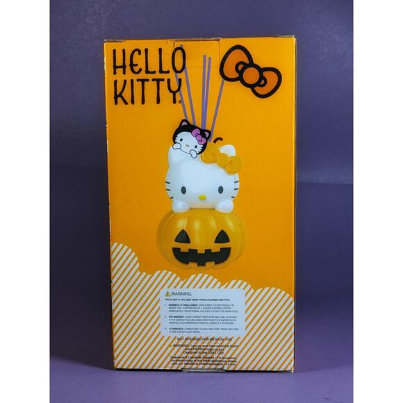 Hello Kitty Halloween Pumpkin Reed Diffuser - Cinnamon Scent - - Picture 3 of 6